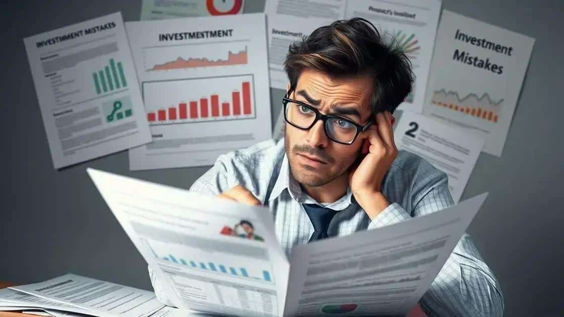 Mistakes to avoid in your investment journey