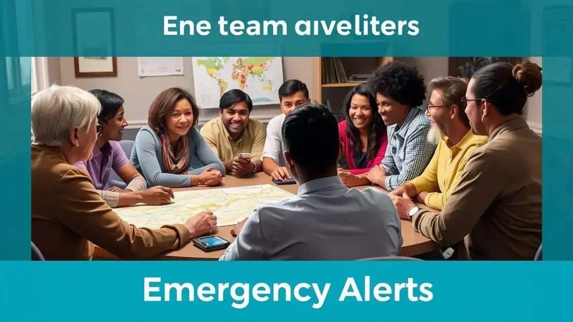 The role of participants in emergency alerts