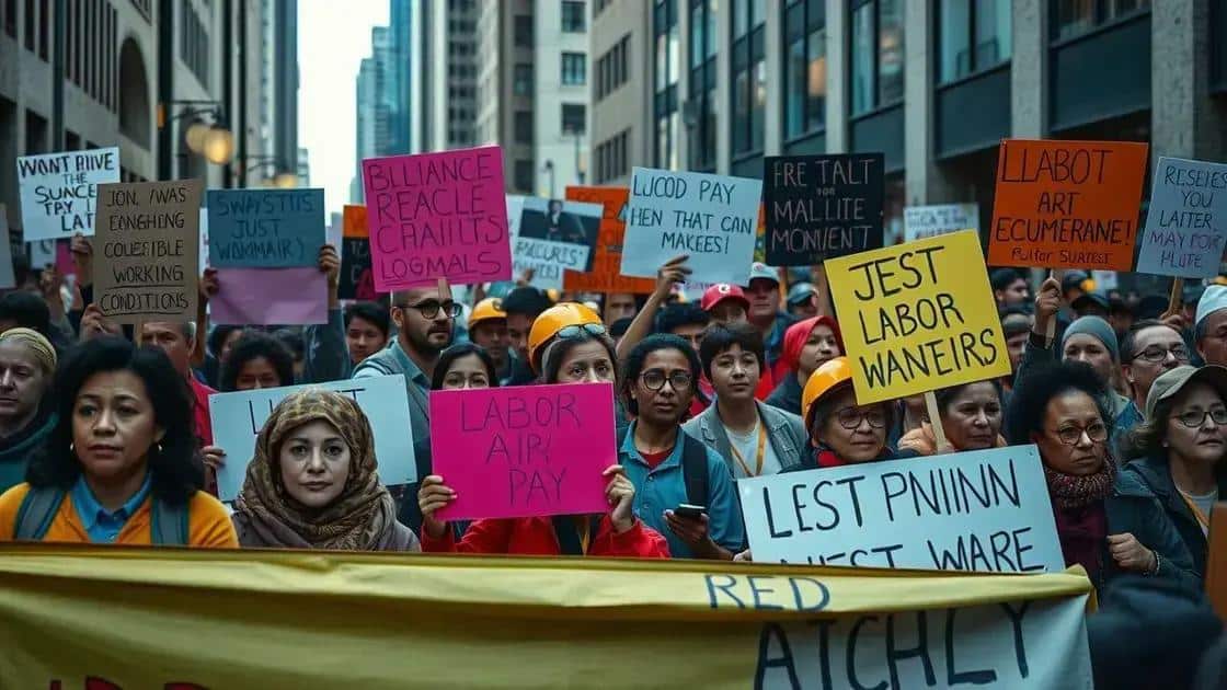 Contemporary labor issues and movements
