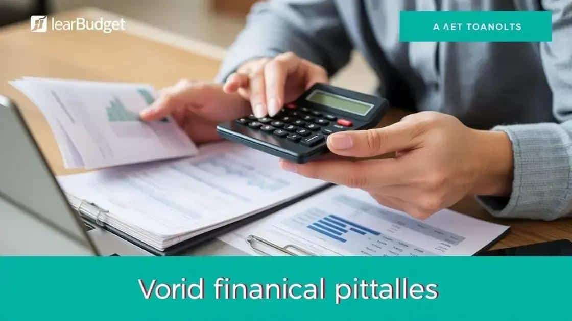 Avoiding common financial pitfalls