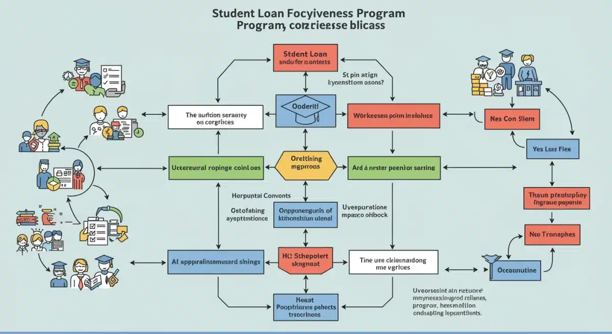 Infographic on student loan forgiveness program eligibility paths
