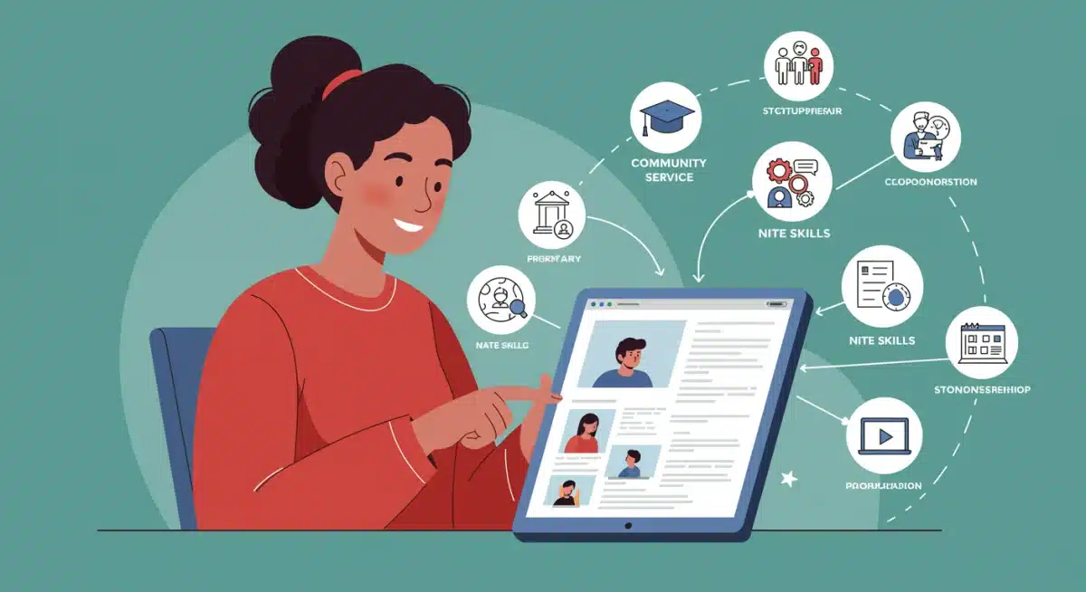 Student using AI scholarship matching platform for personalized funding