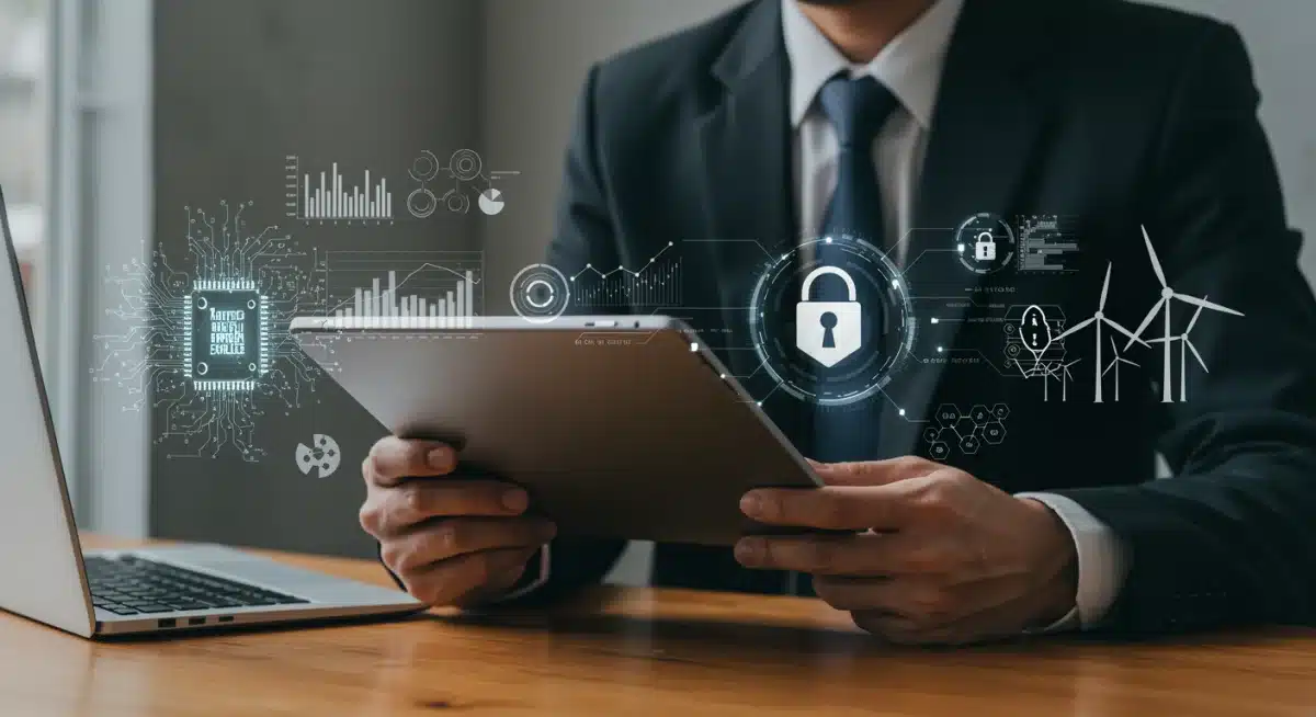 Professional analyzing data for high-growth sectors