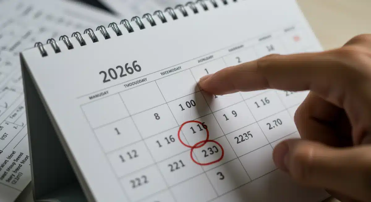 Calendar showing January 2026, highlighting upcoming Medicare changes