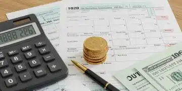 January 2026 calendar with tax forms and calculator for US tax changes