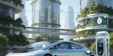 Futuristic electric vehicle symbolizing clean energy and new EPA emissions standards.